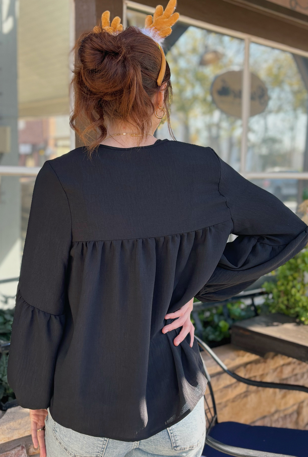 BLACK HOLIDAY PARTY TOP