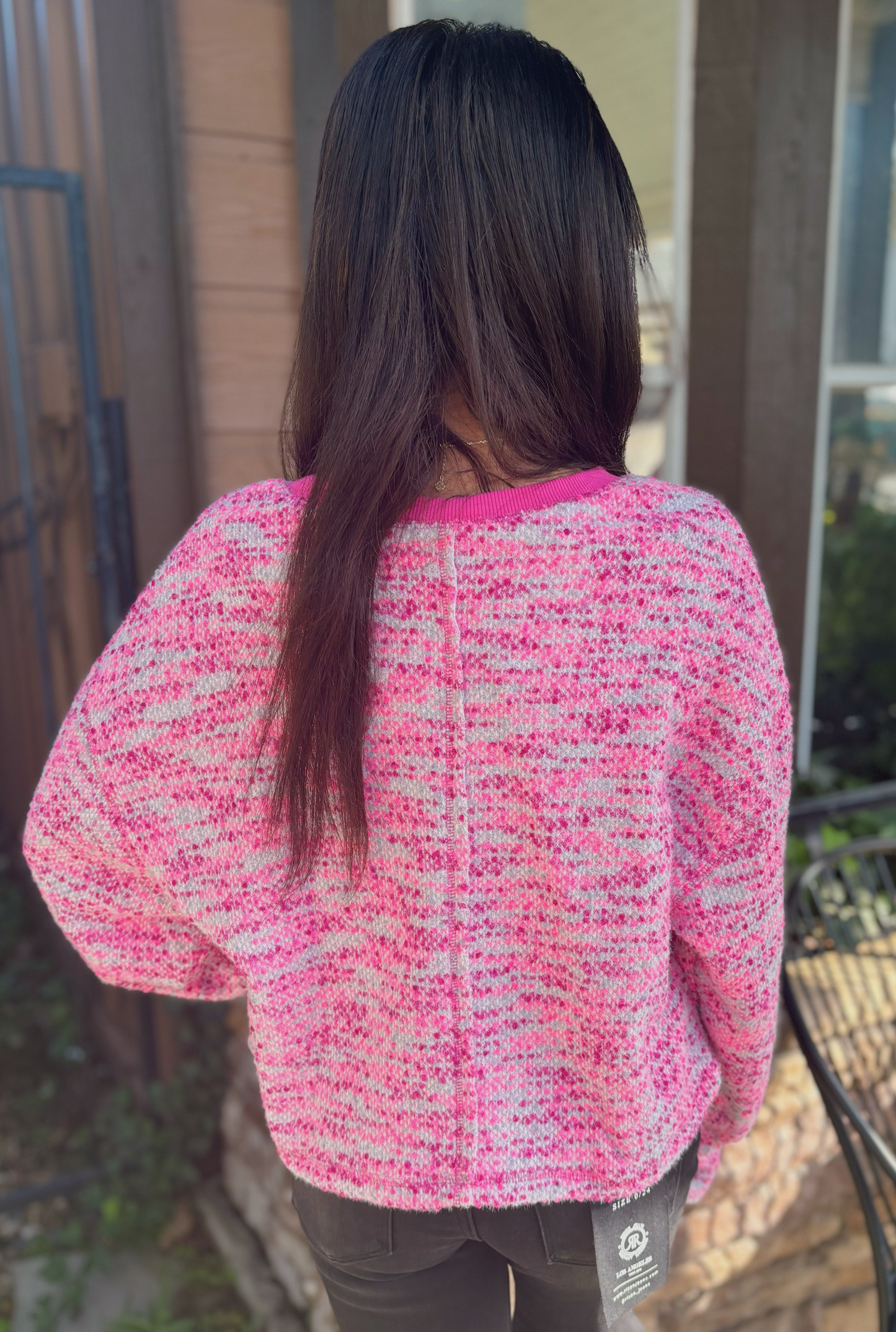 PINK MADDIE SWEATER