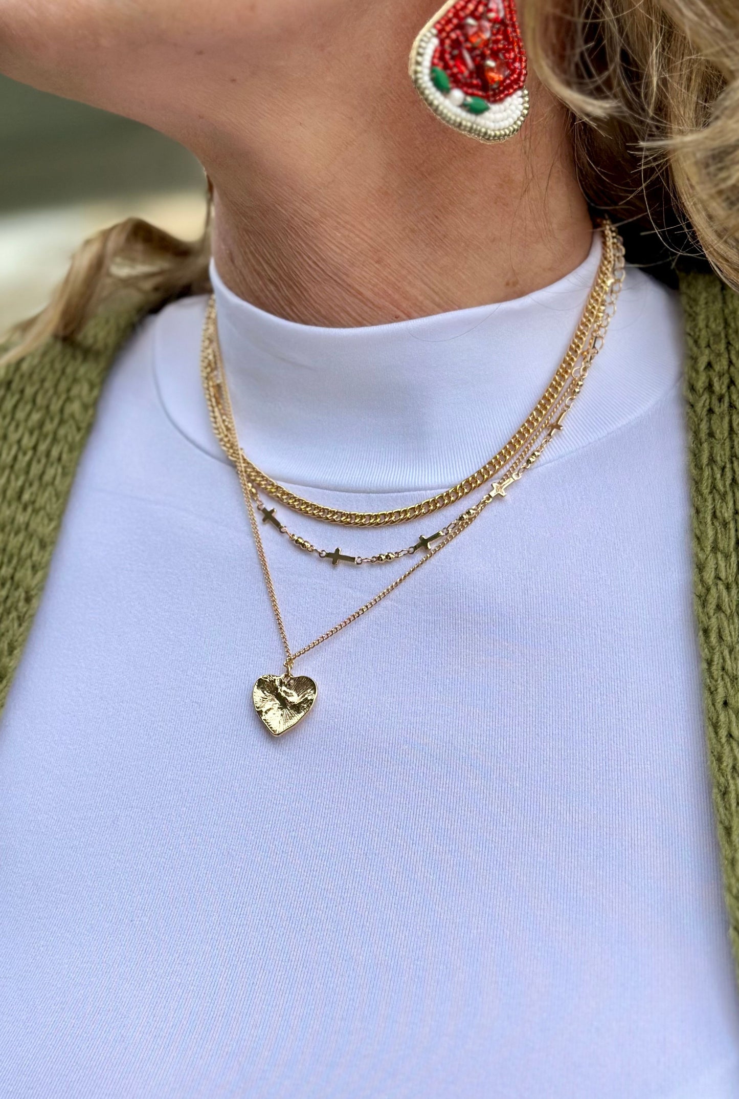 CROSS MY HEART NECKLACE