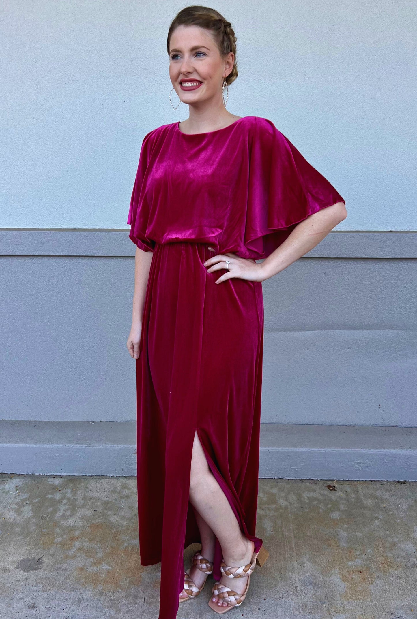 MERLOT BELLE DRESS