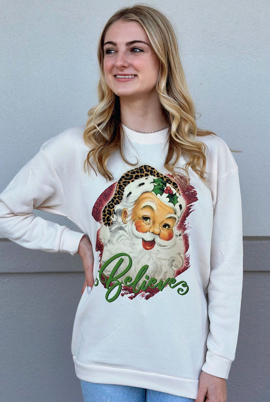 VINTAGE SANTA SWEATSHIRT