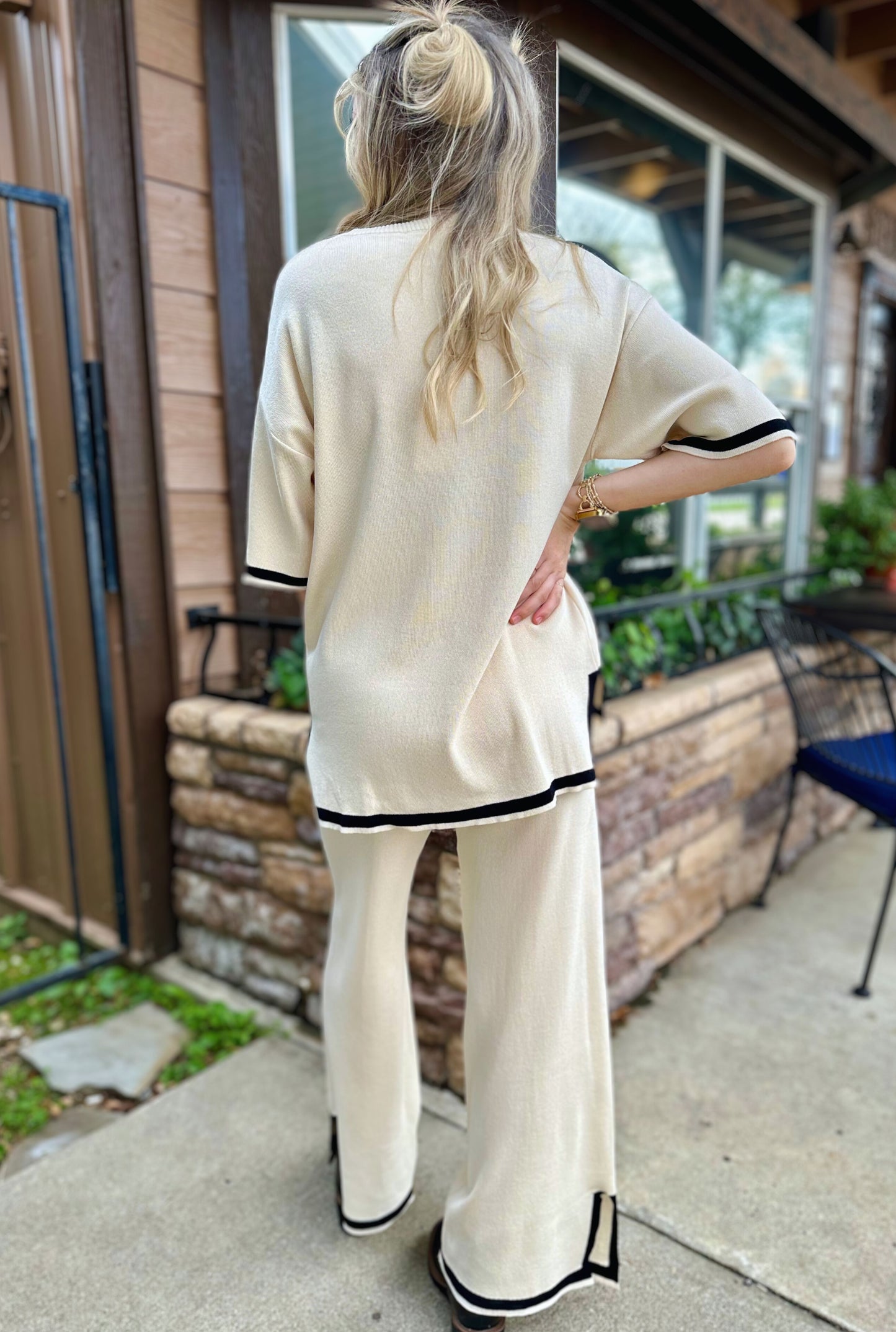 IVORY KNIT SET