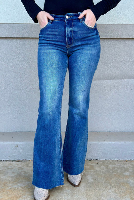 HS HEM BOOTCUT JEANS