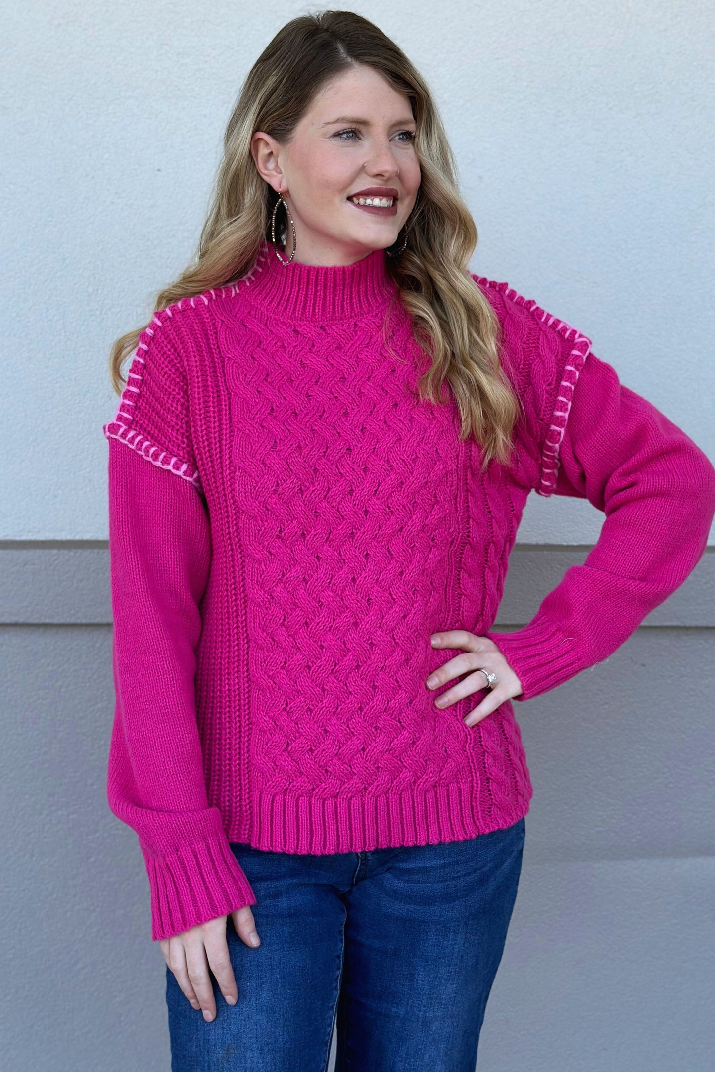 PINK RICHIE SWEATER