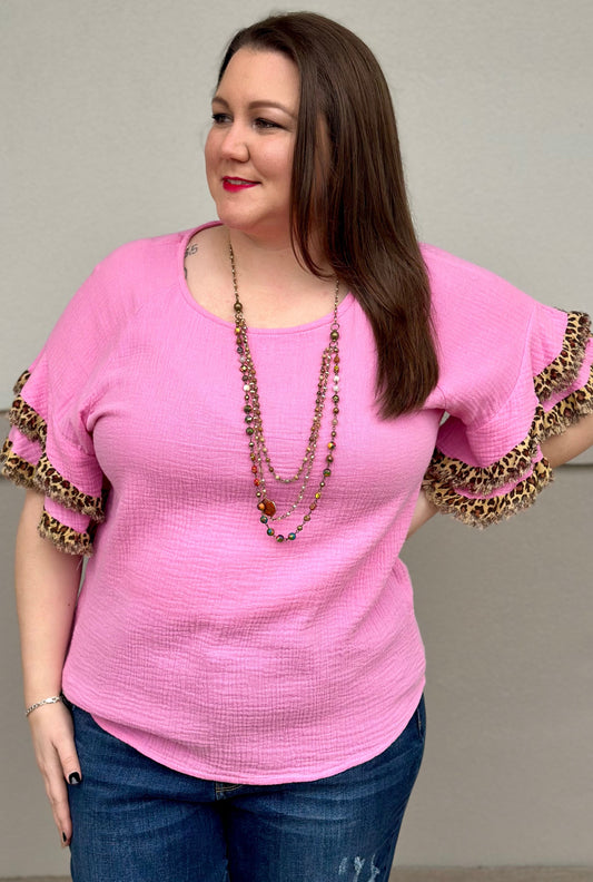 CURVY CHEETAH LOVE TOP