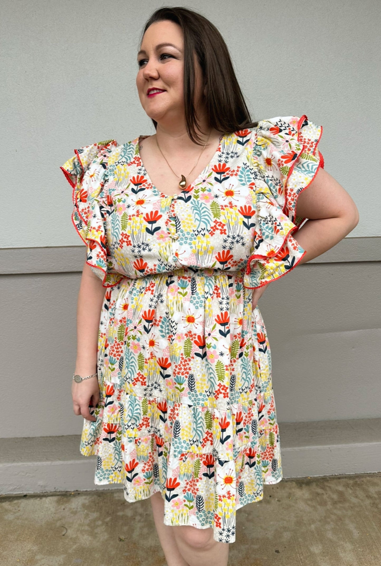 CURVY POOLSIDE DRESS