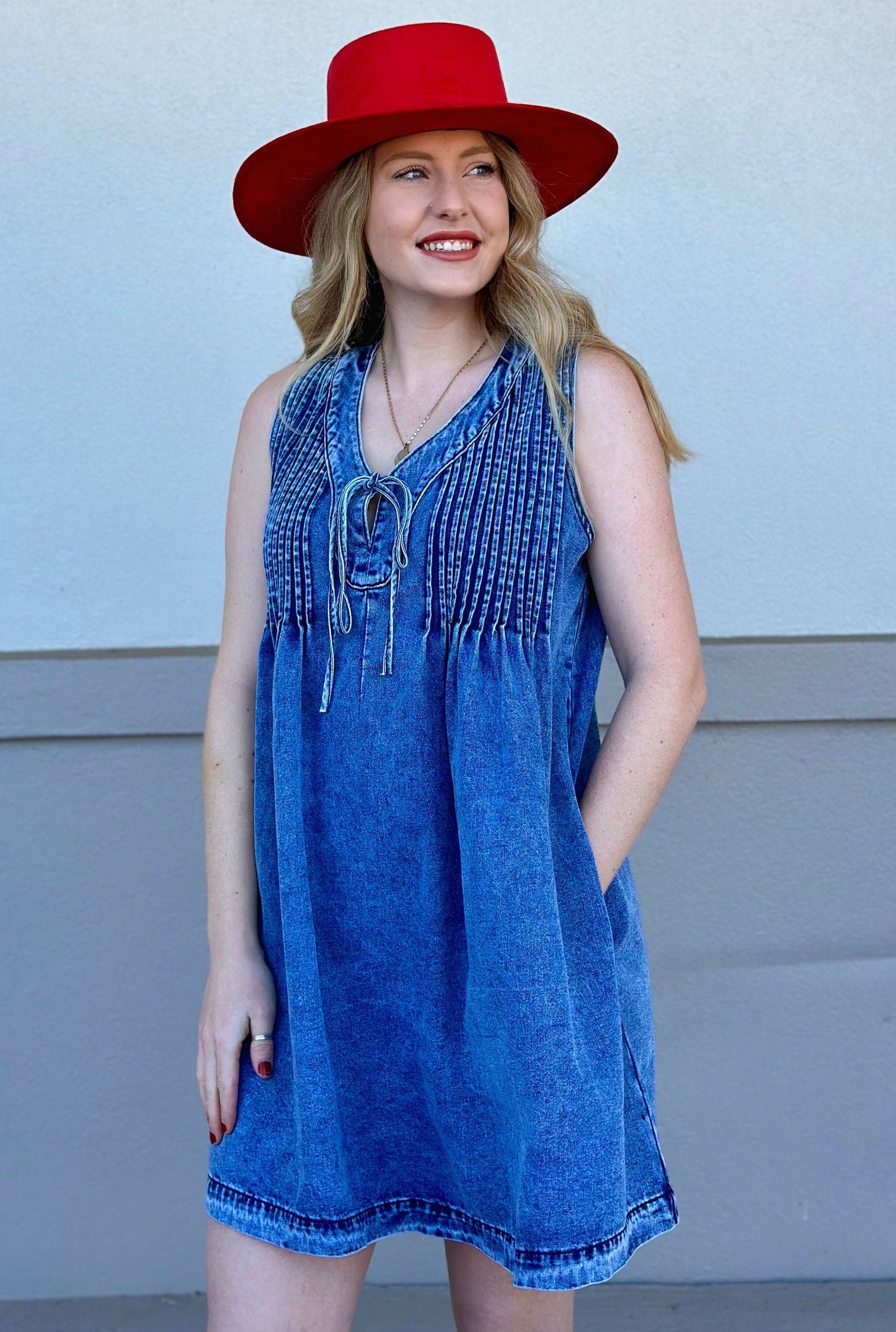 ROCKING DENIM DRESS