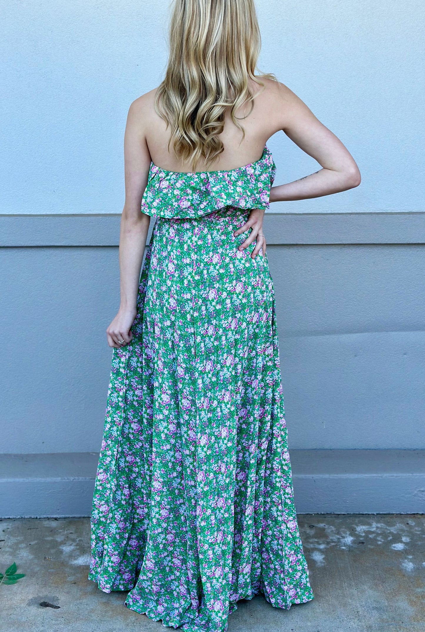 GREEN PARADISE DRESS