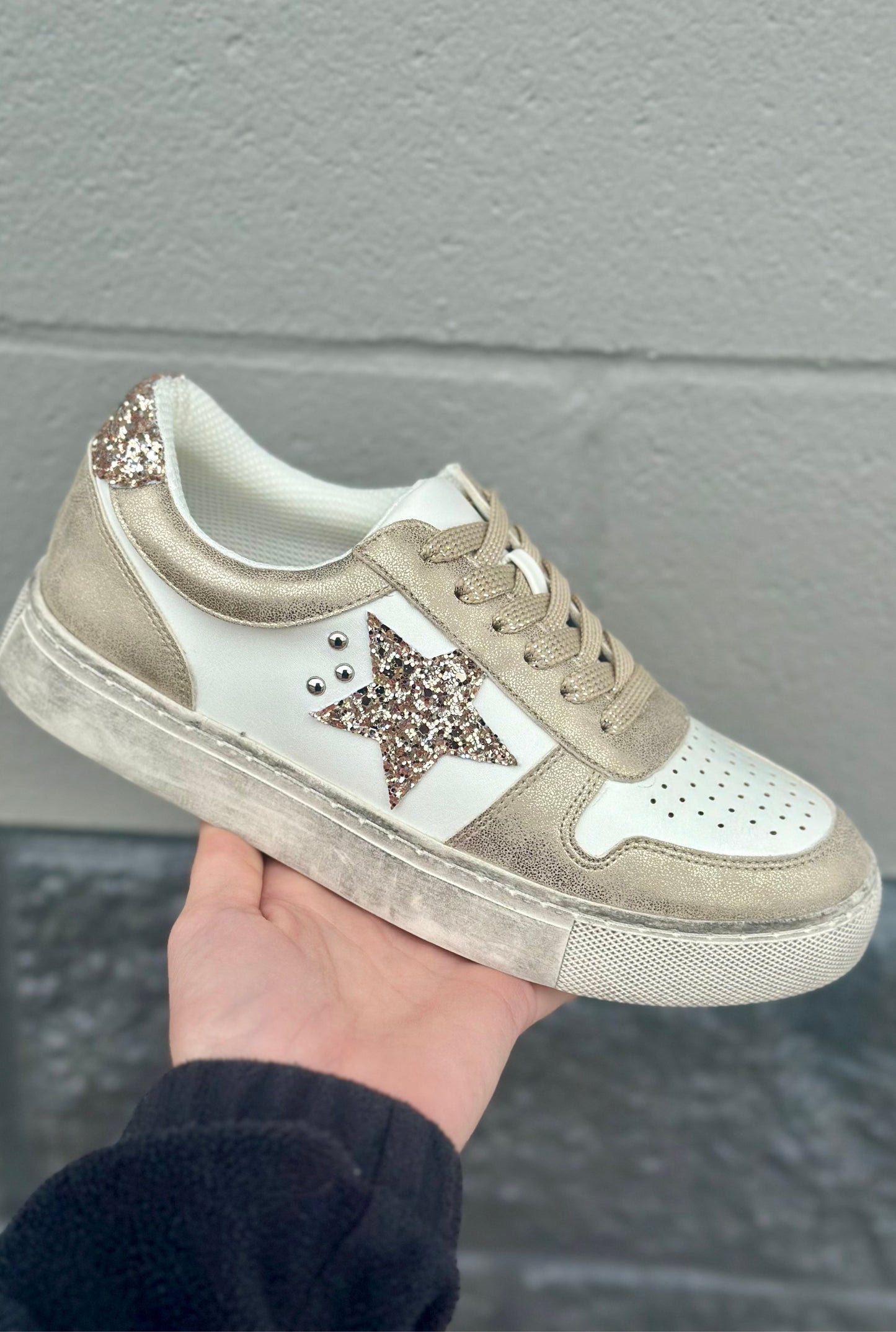 GOLD CONSTELLATION SNEAKERS