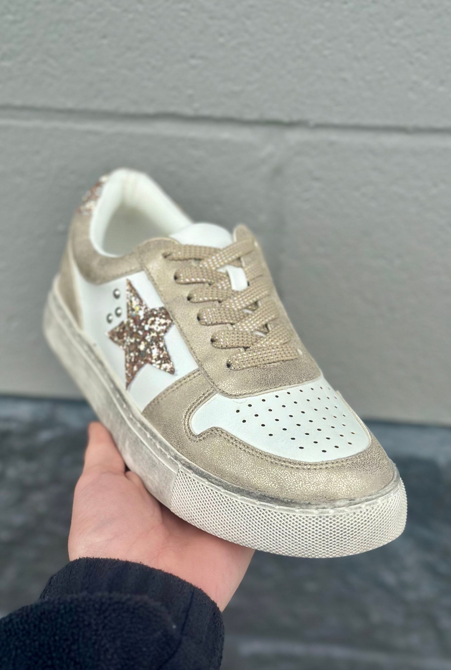 GOLD CONSTELLATION SNEAKERS