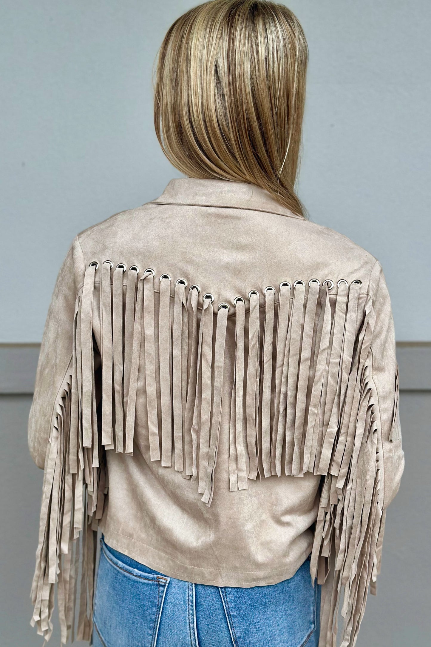 BEIGE READY TO RODEO JACKET