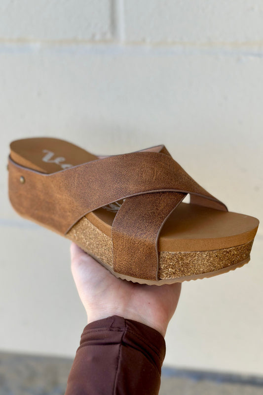 TAN HERO WEDGES