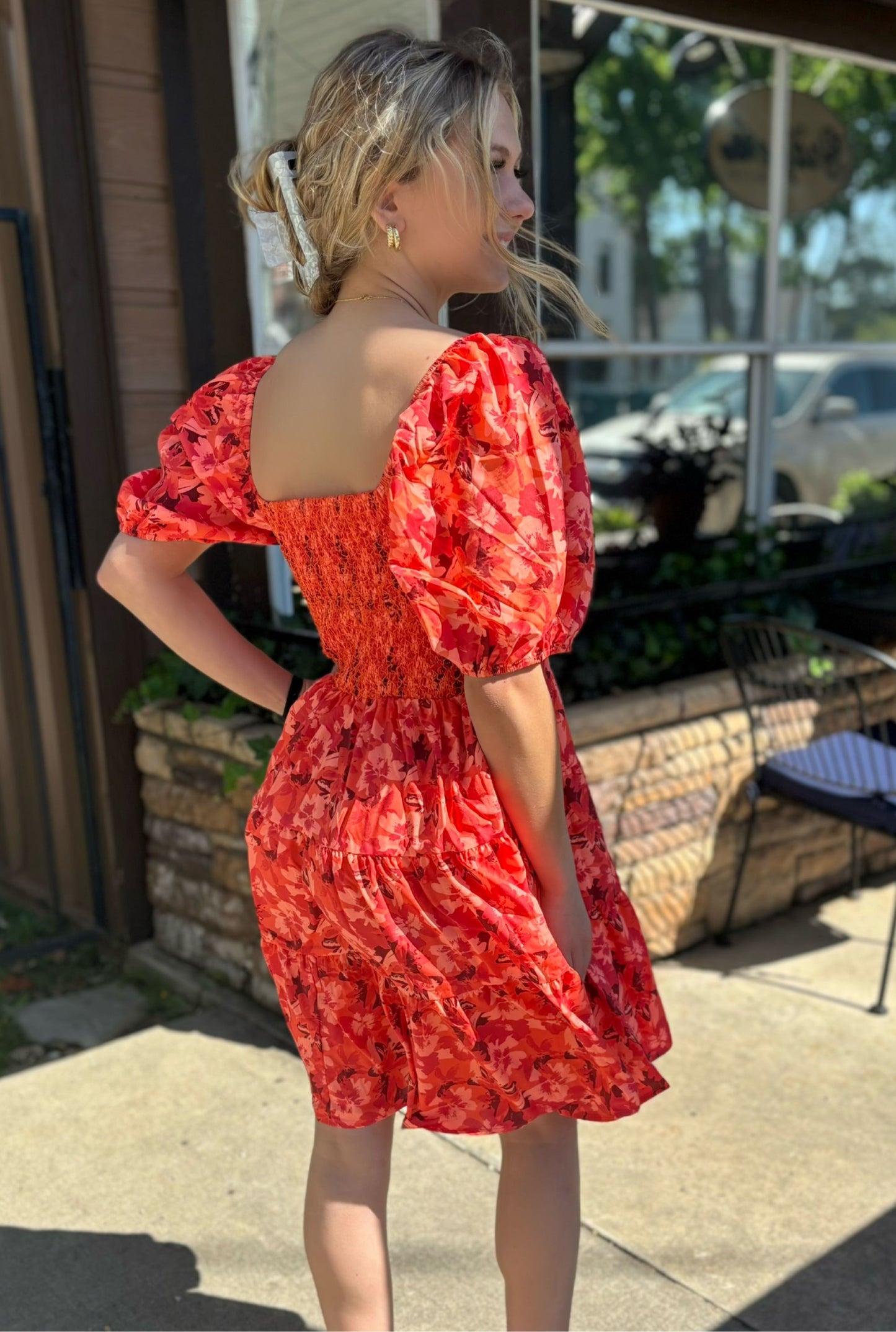 ORANGE SUNSET DRESS