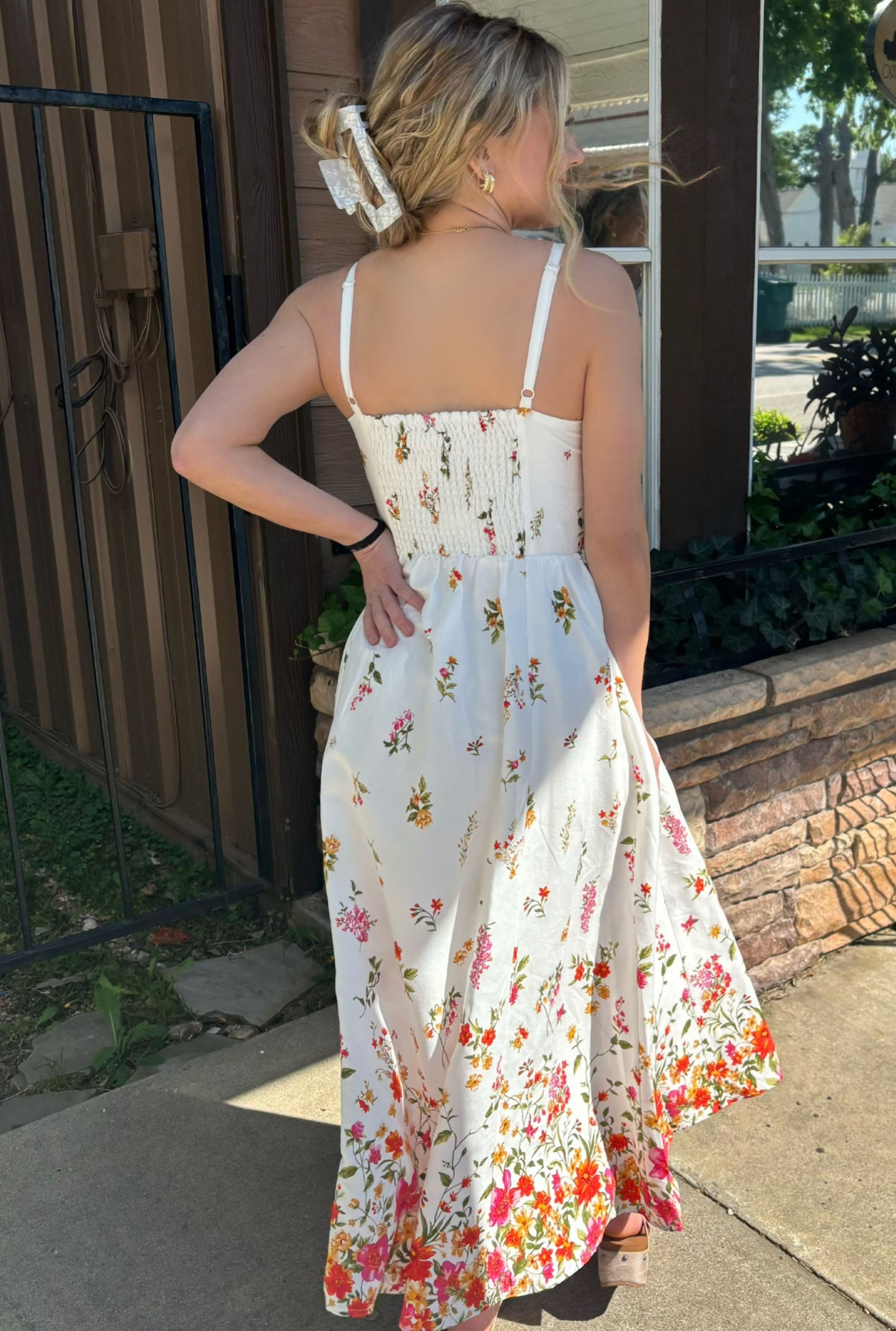 IVORY GARDEN FRIENDS DRESS