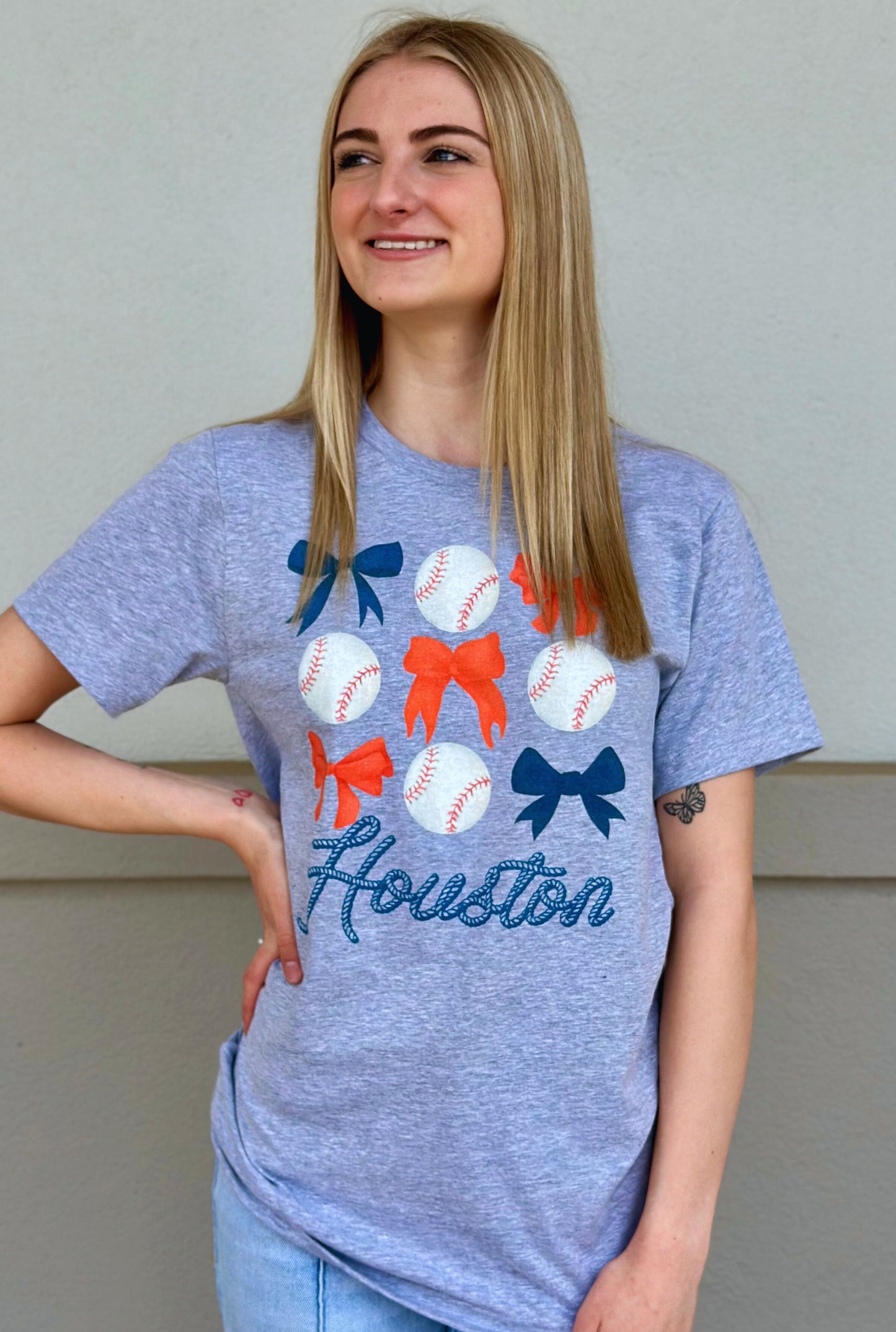 HOUSTON ASTROS BOW TEE