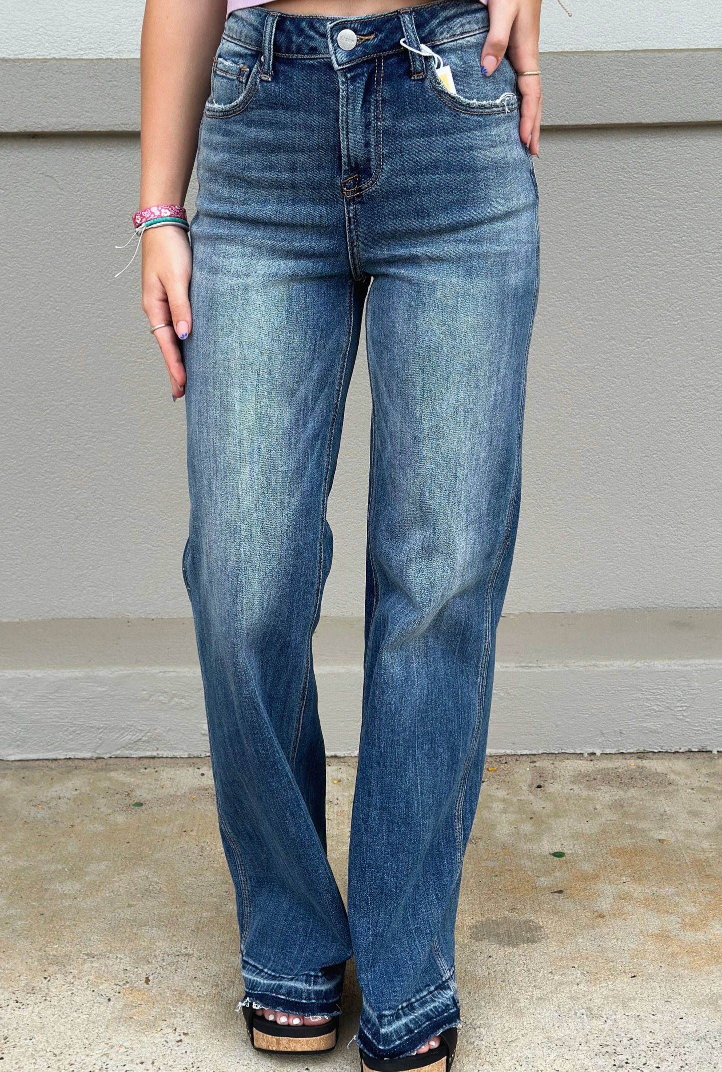 RISEN UNIQUE HEM JEANS