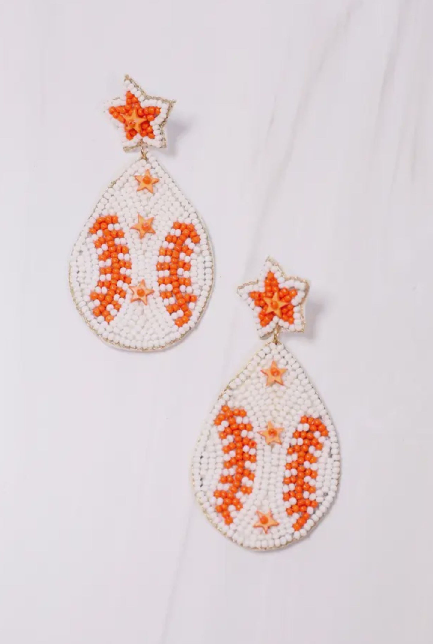 FIRST PITCH BASEBALL EARRINGS