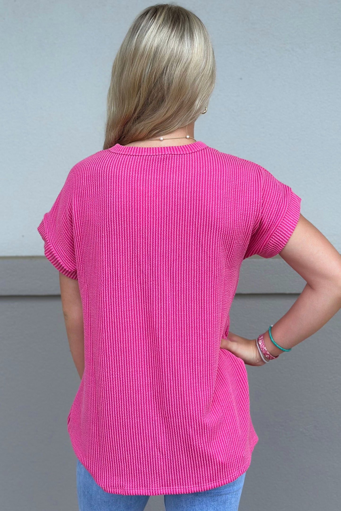 PINK TEXAS GIRL TOP