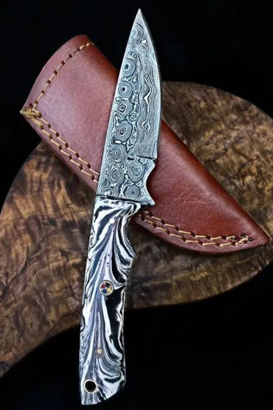 Damascus Hunting Knife