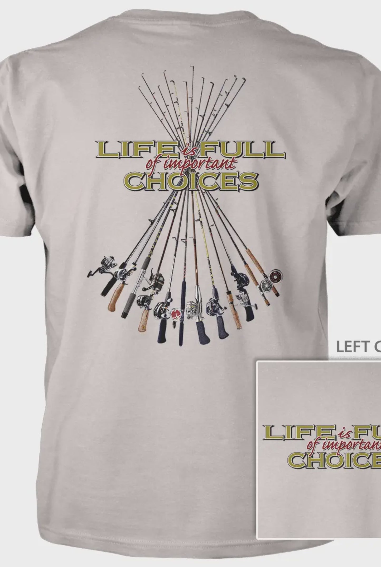 ICE CHOICES FISHING POLES TEE