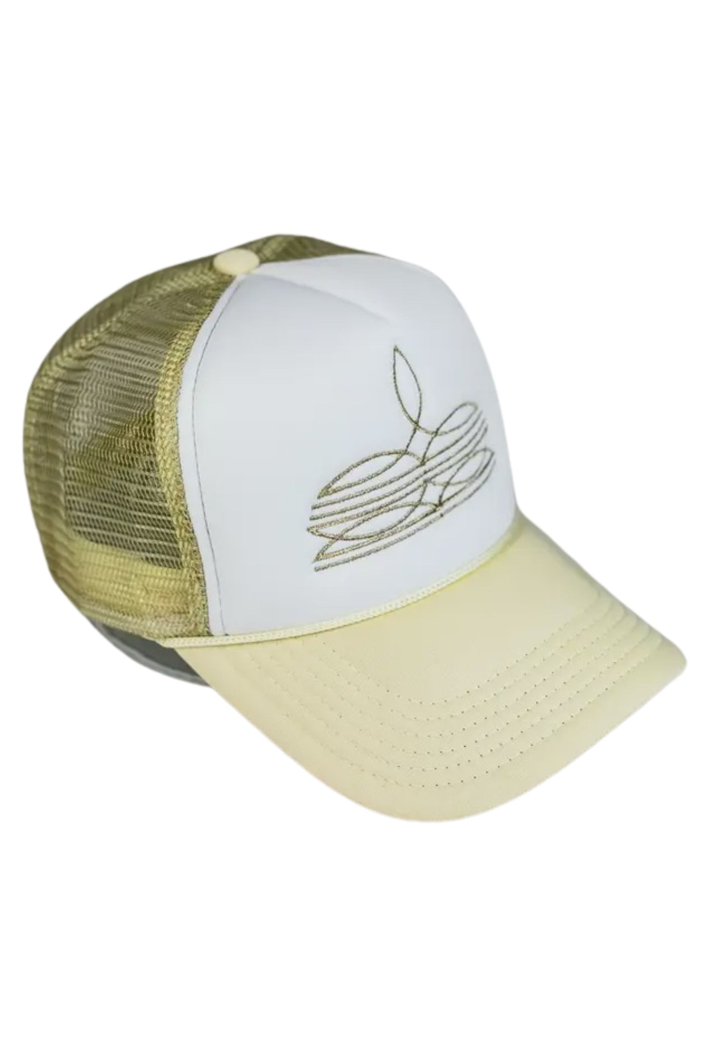 GOLD BOOT STITCH HAT