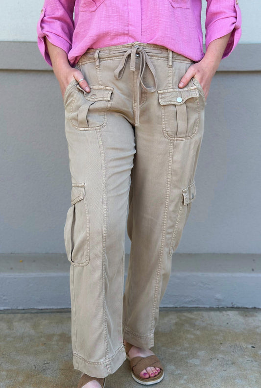 RISEN TAUPE CARGO PANTS