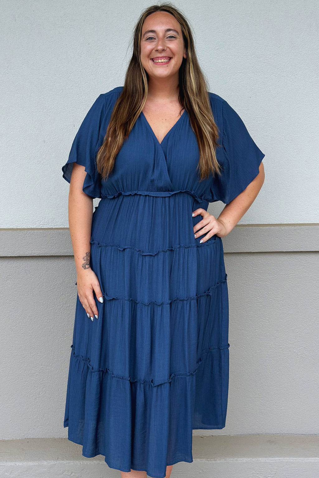 CURVY MIDNIGHT DANCE DRESS
