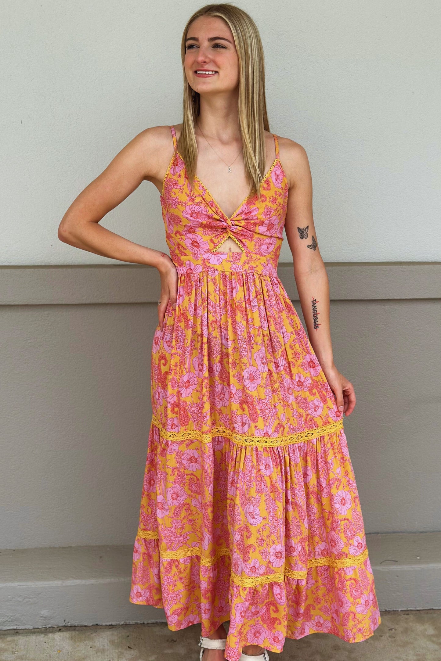 SUNSET TREASURES DRESS