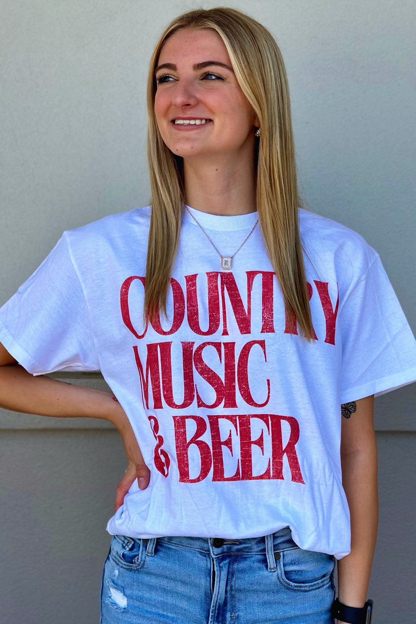 COUNTRY MUSIC & BEER TEE