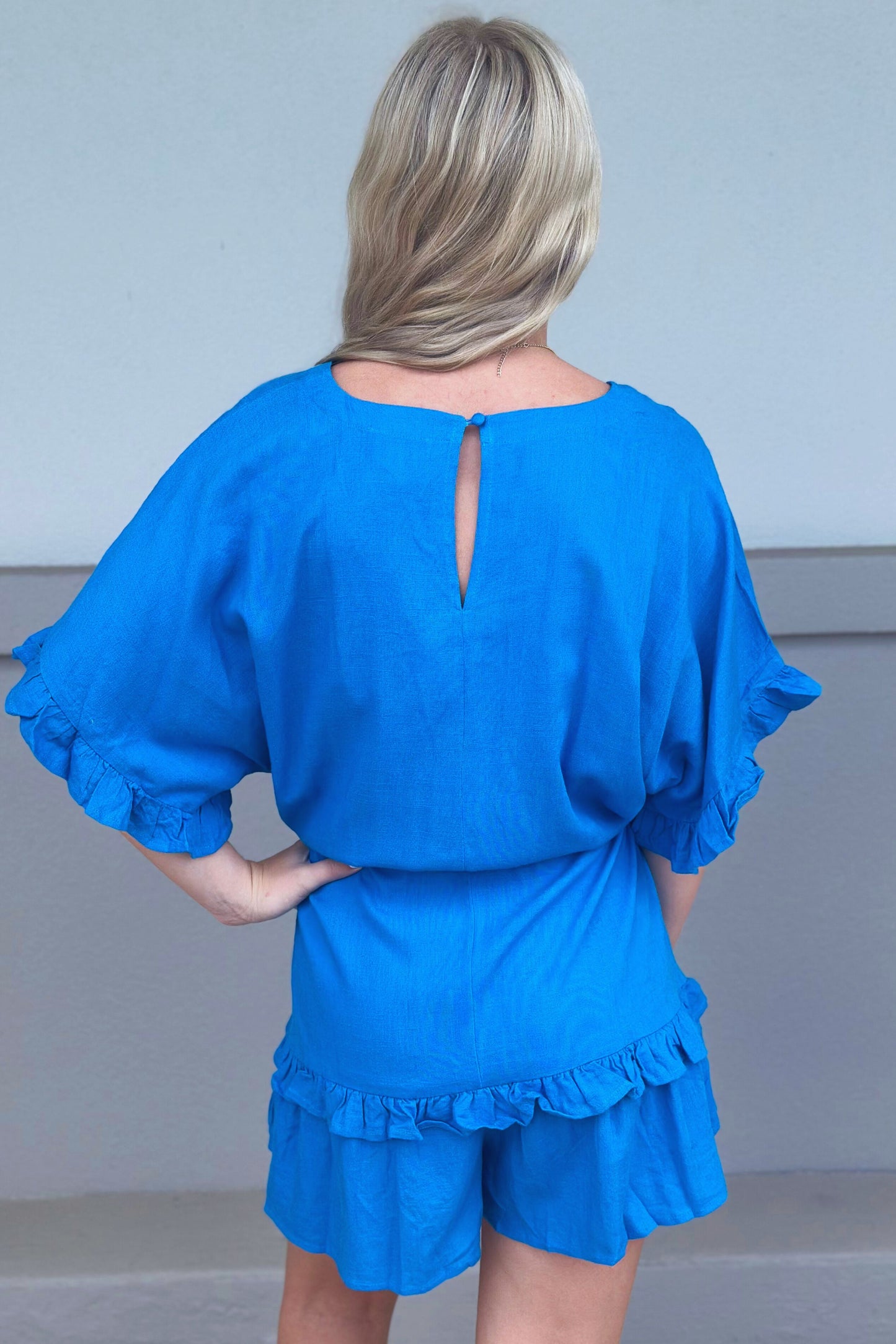 STRIKING ROMPER COBOLT BLUE