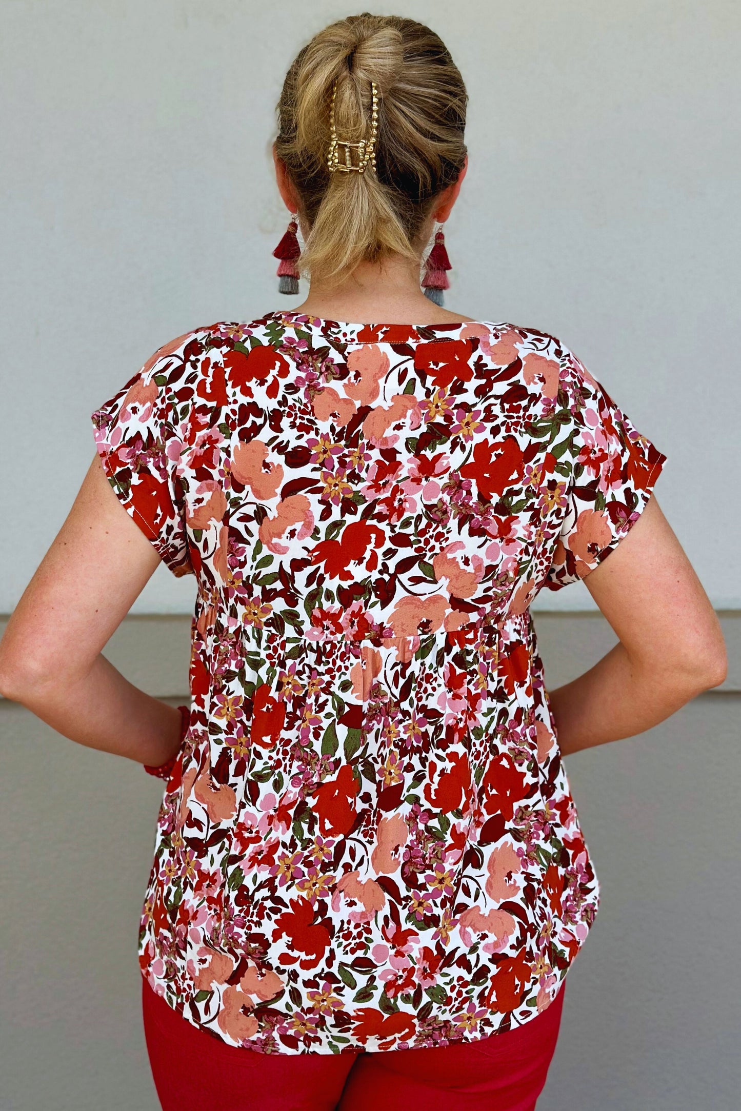 WILD BLOOMS TOP