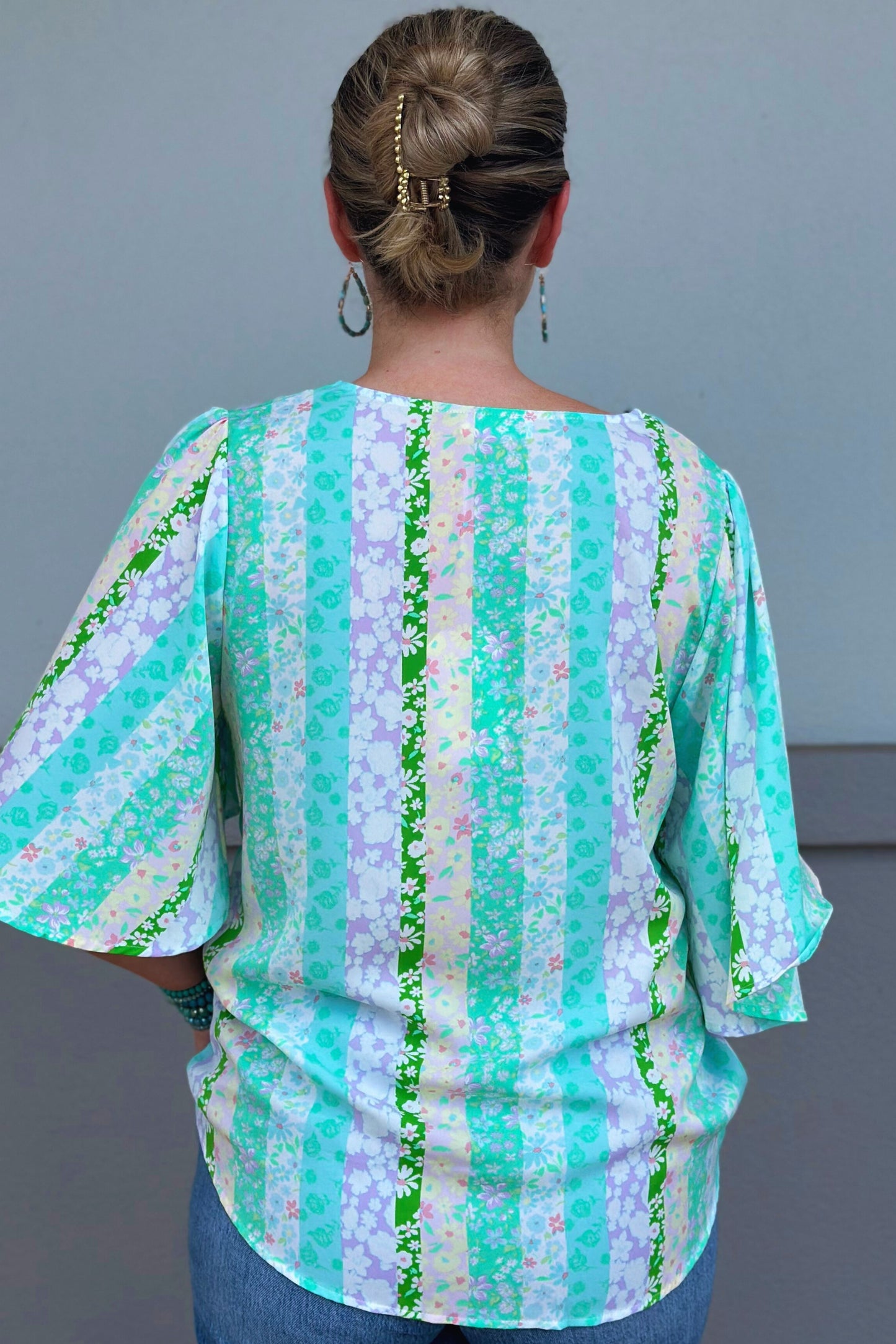 GREEN GROOVY TOP