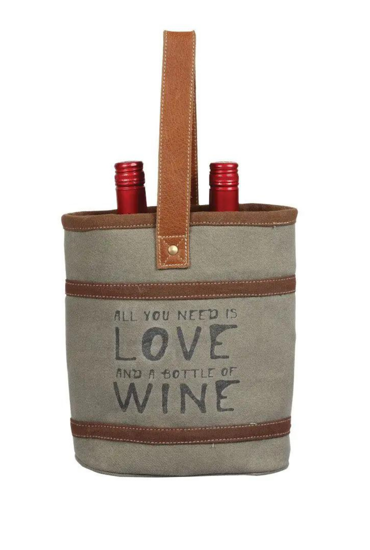 WINE AND LOVE DOUBLE WINE MYRA BAG