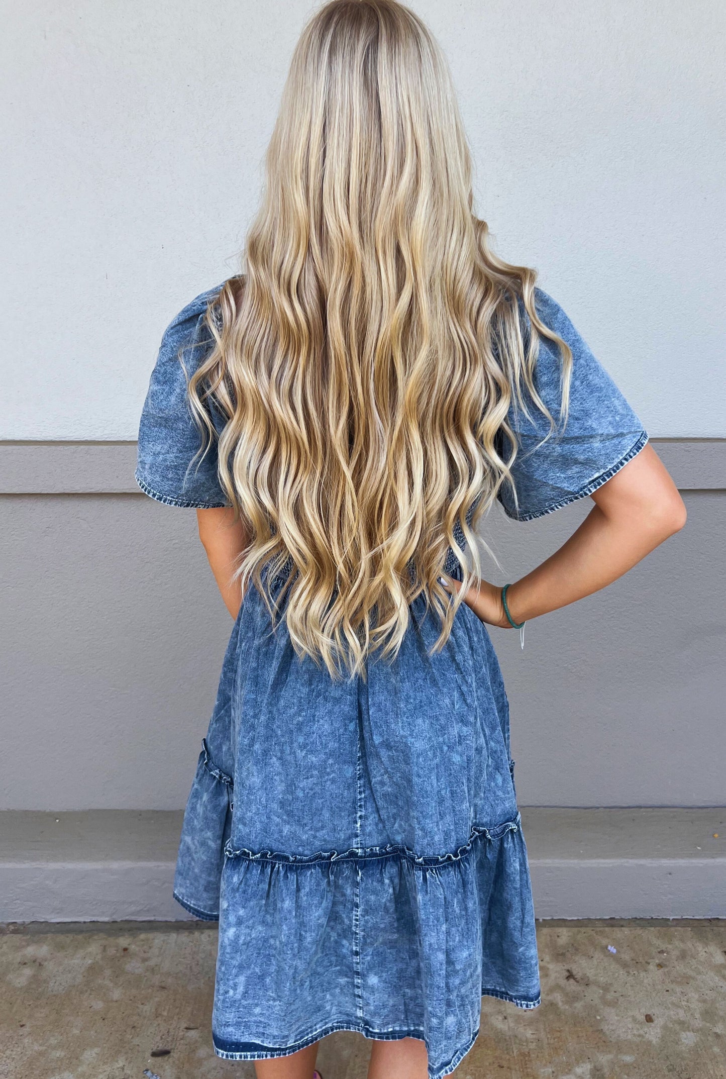 DANCING IN DENIM DRESS