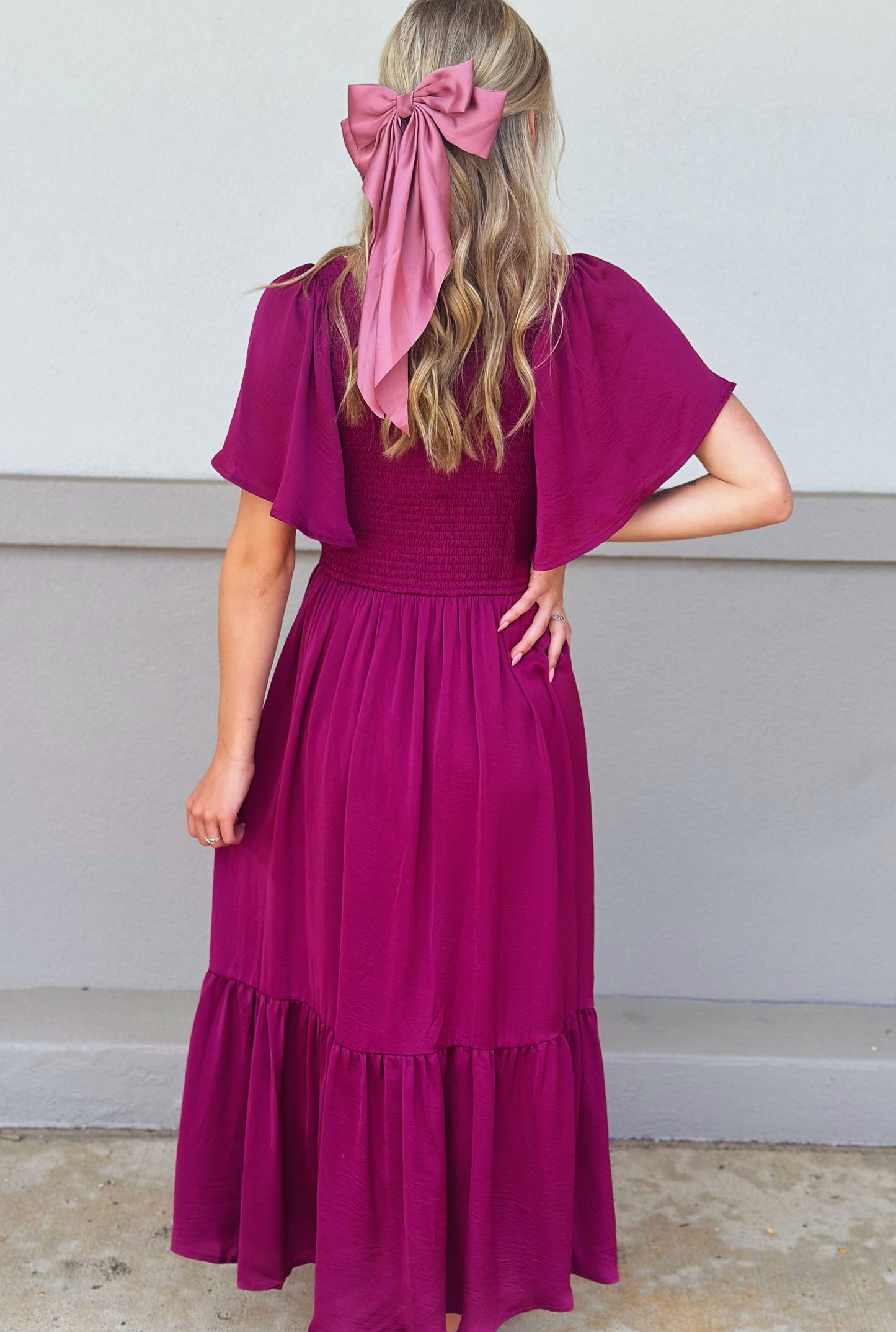 WINE AVENUE DRESS