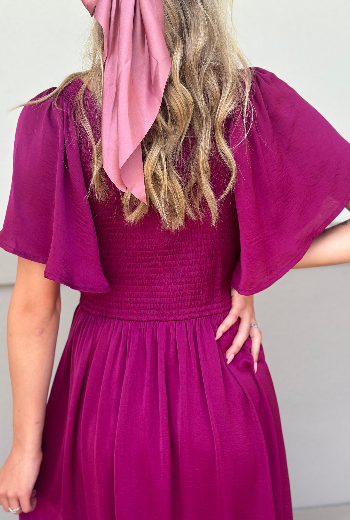 WINE AVENUE DRESS