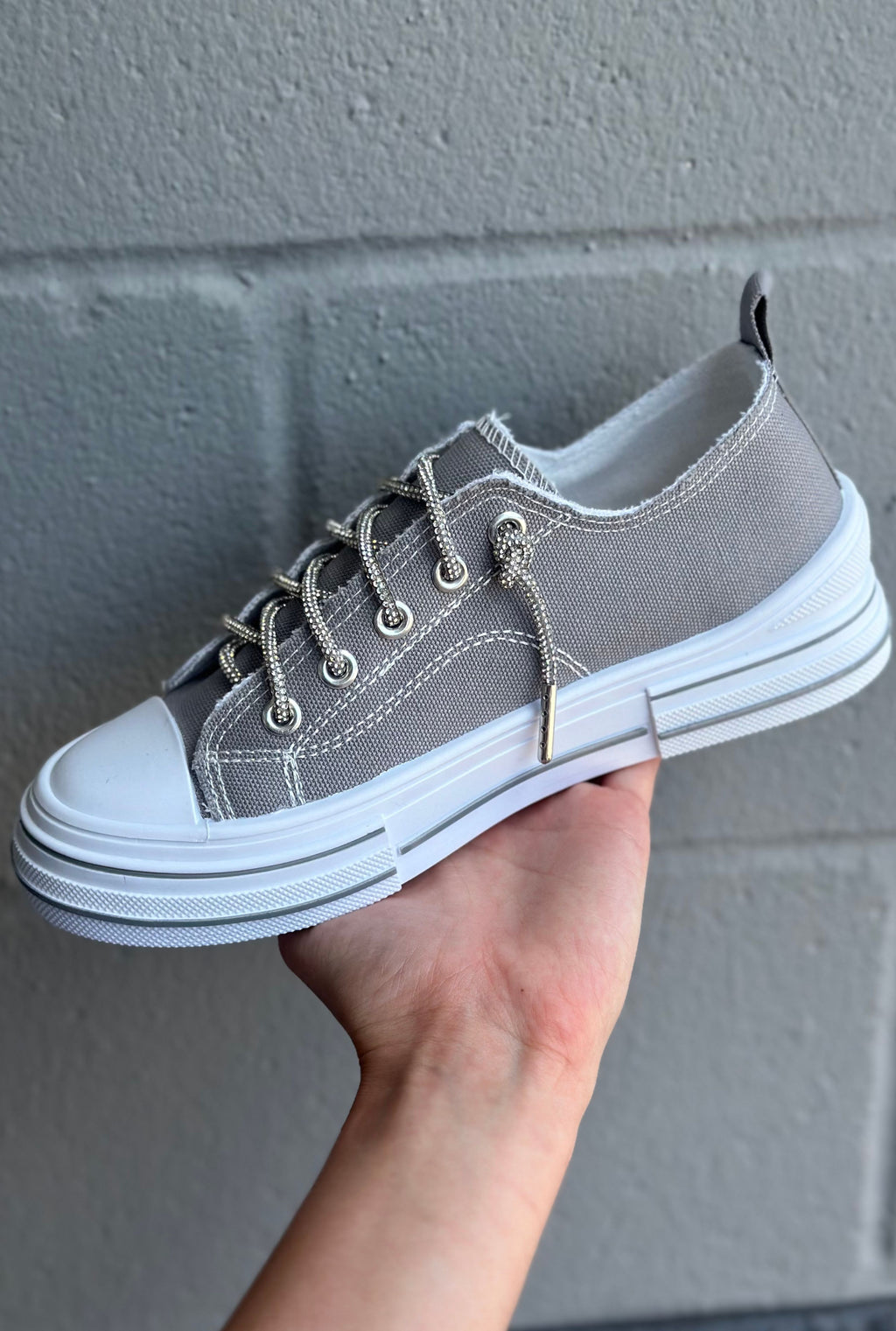 GREY AMAN SNEAKERS