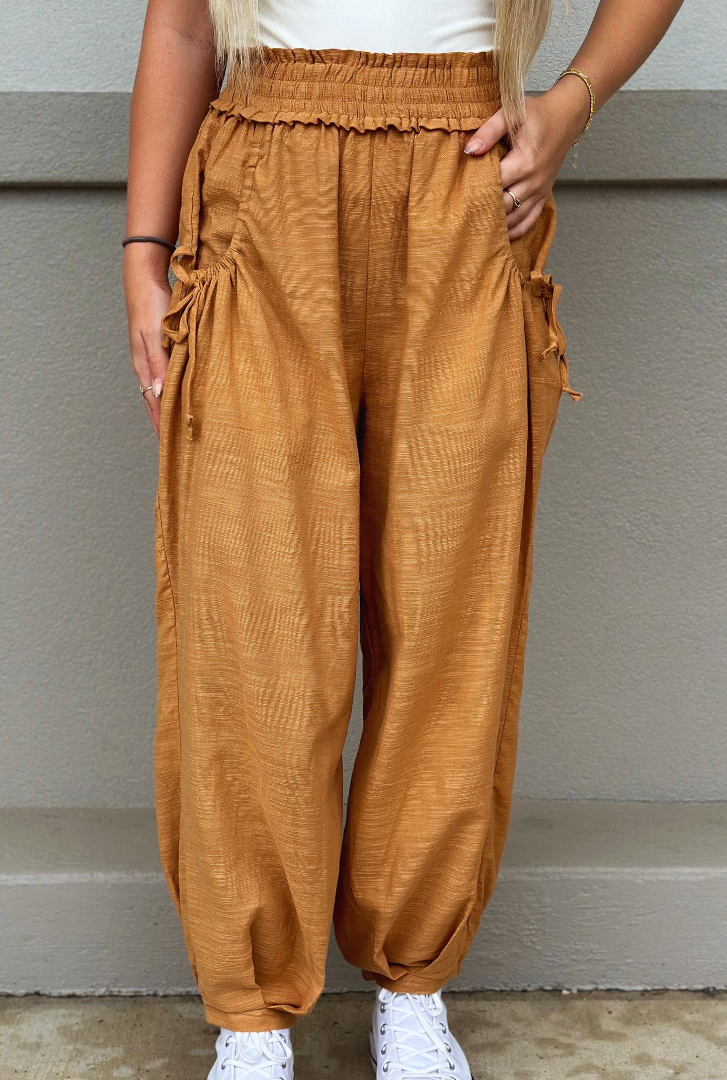 OCHRE RELAXED PANTS