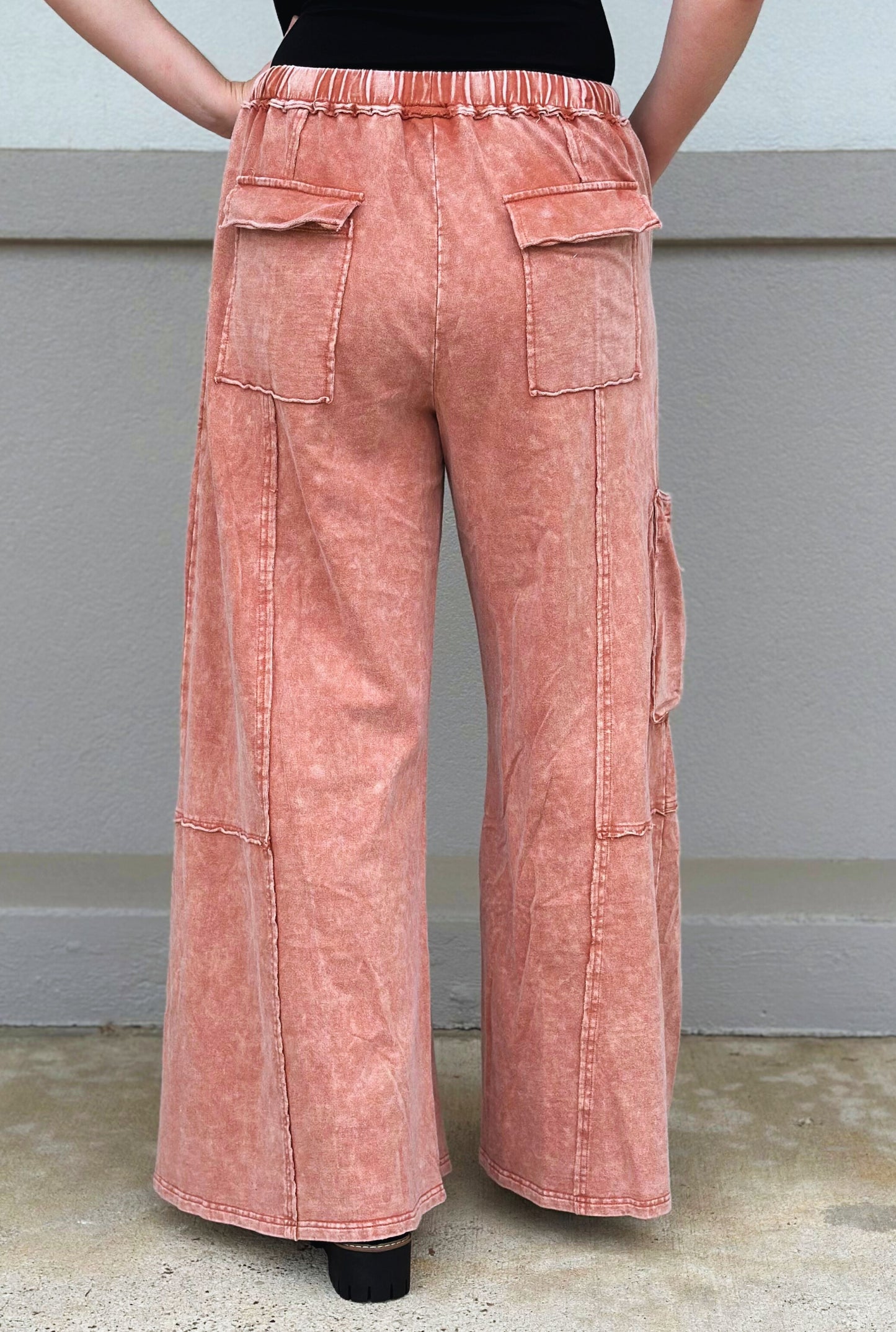 RUST EASEL CARGO PANTS