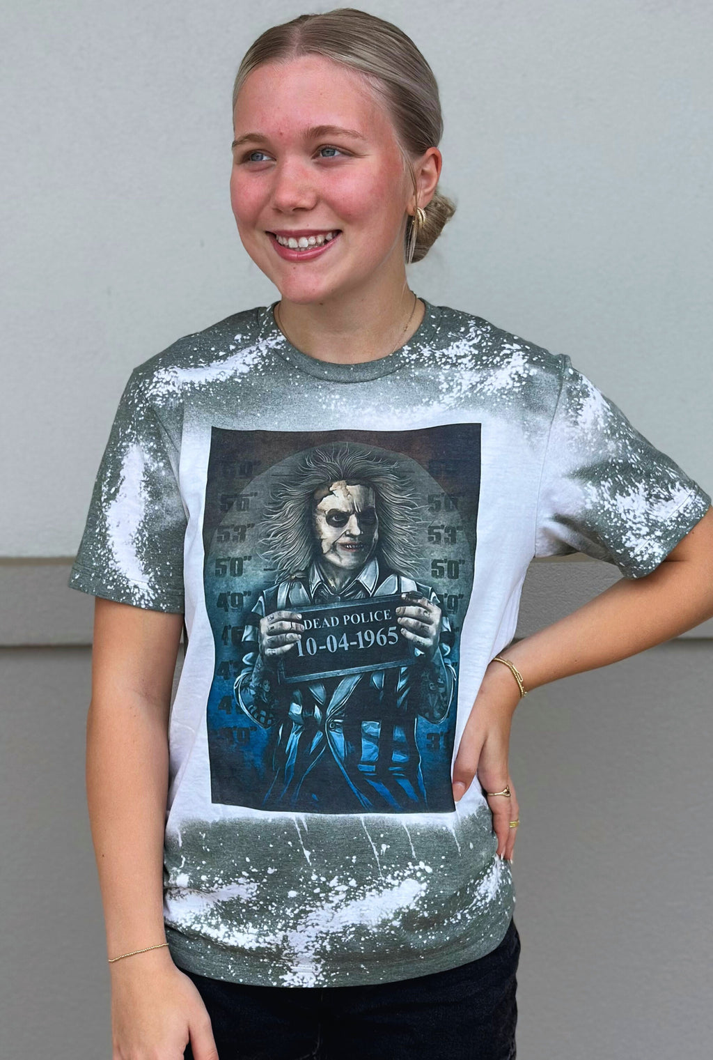 GREEN BEETLEJUICE GRAPHIC TEE