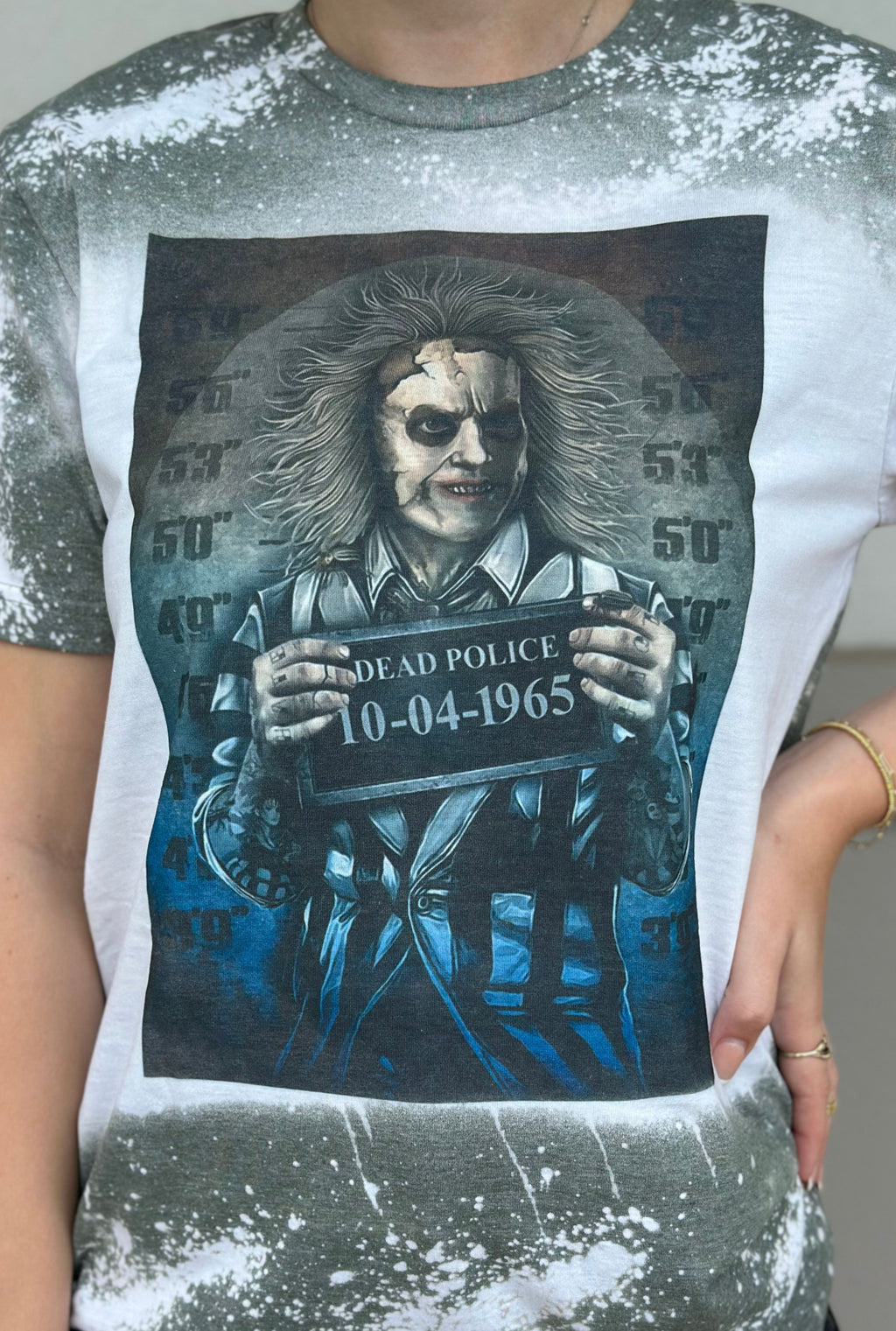 GREEN BEETLEJUICE GRAPHIC TEE