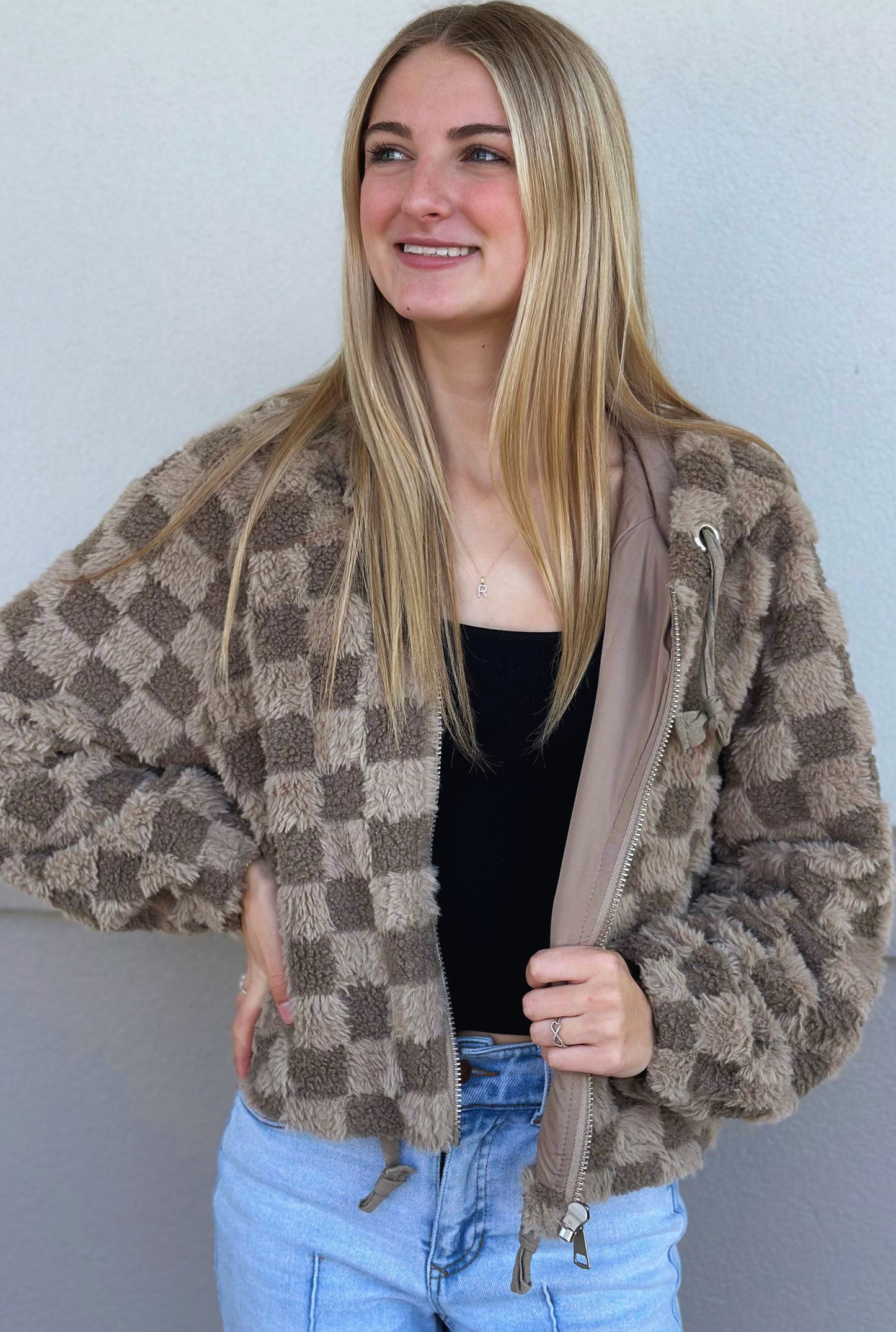 MOCHA TEDDY BEAR JACKET