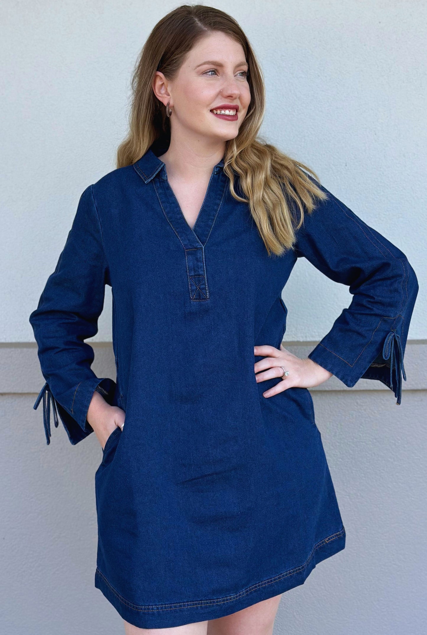 DENIM DANNY DRESS