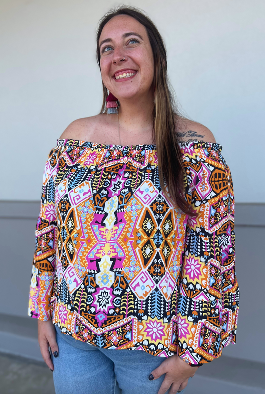 CURVY SOUTHERN BELL TOP