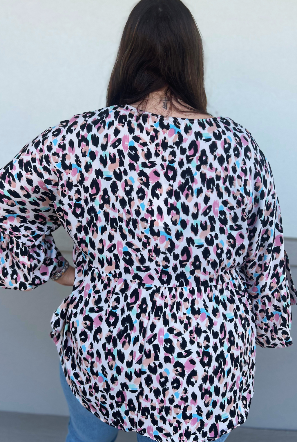 CURVY LEOPARD LADY TOP