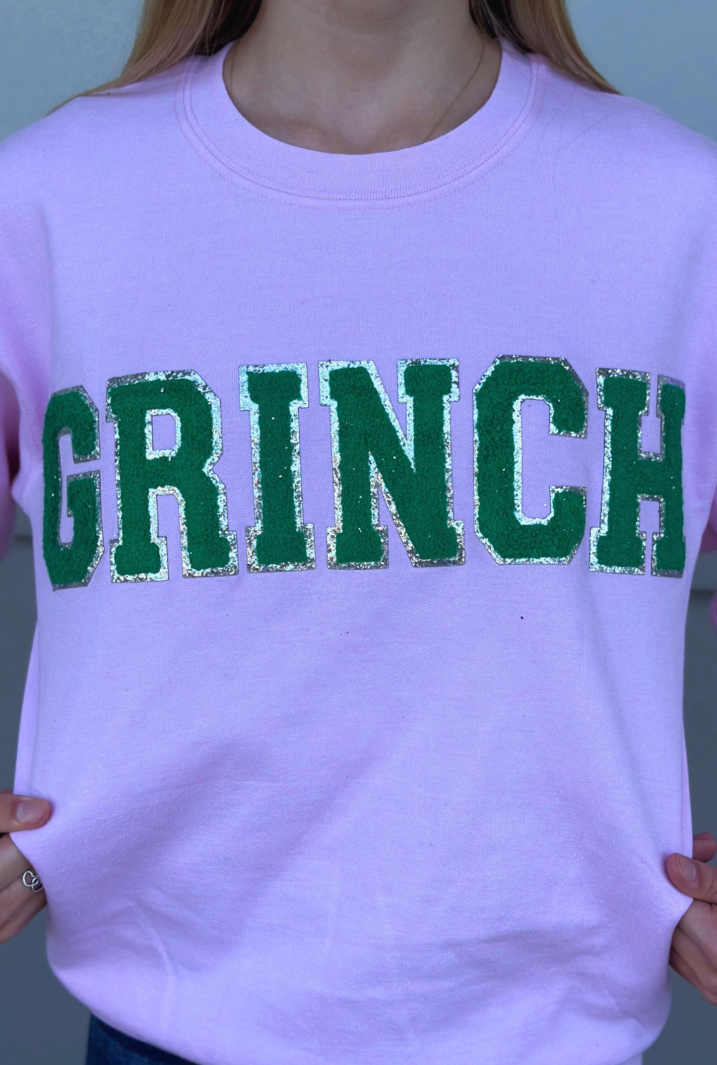 GRINCH PINK SWEATSHIRT