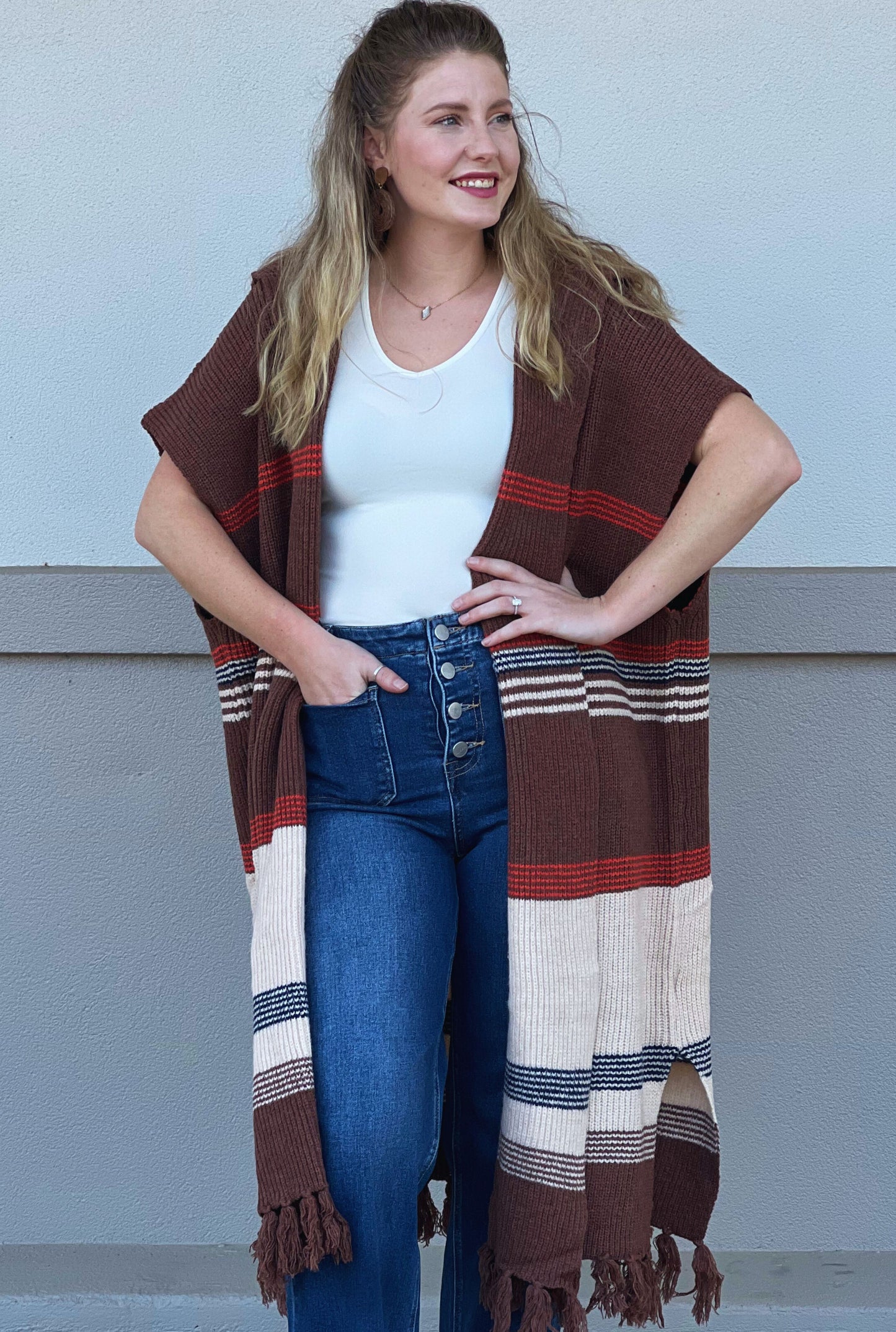 COZY MOCHA KIMONO