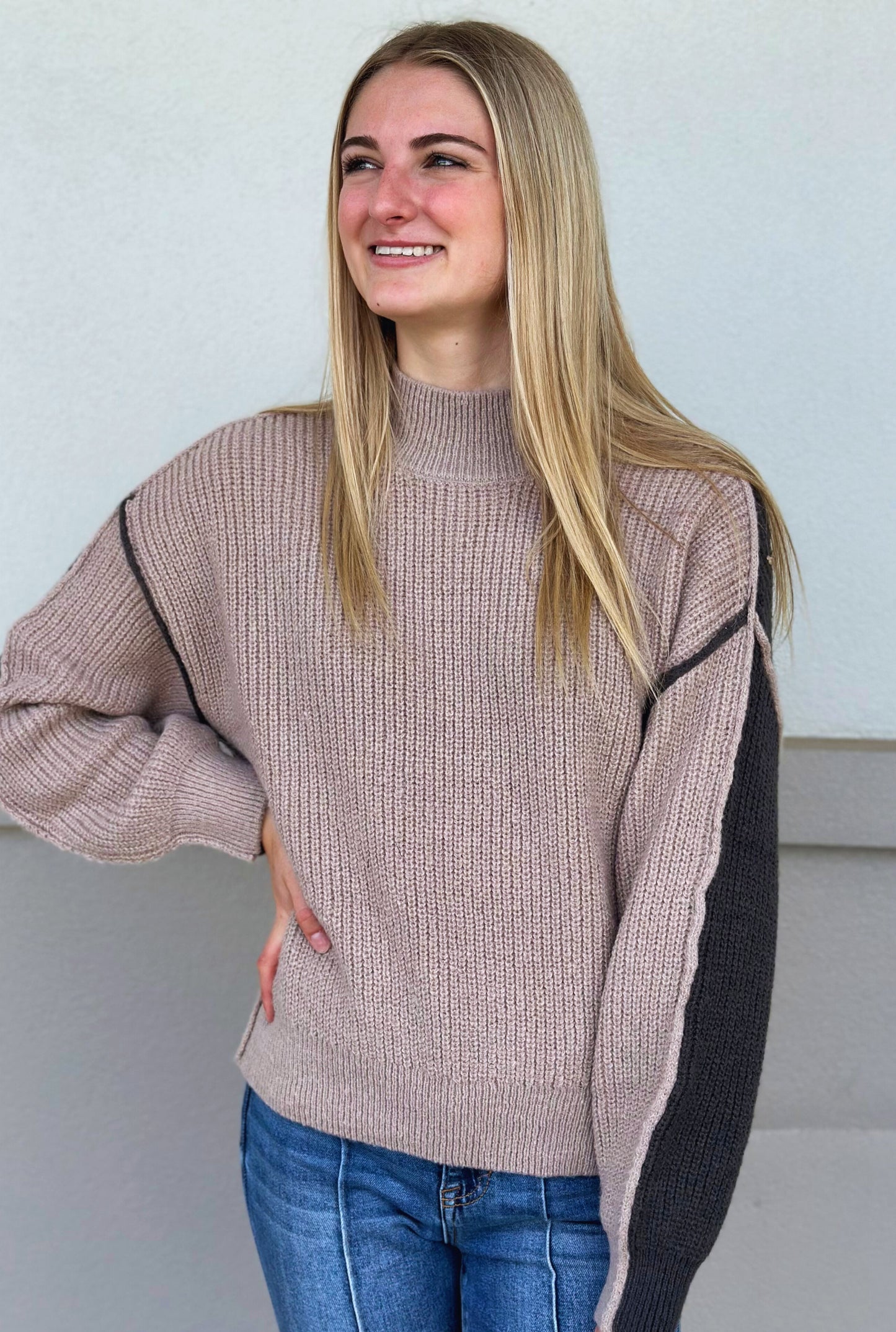 MOCHA LEXI SWEATER