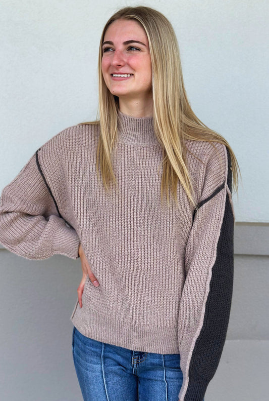 MOCHA LEXI SWEATER