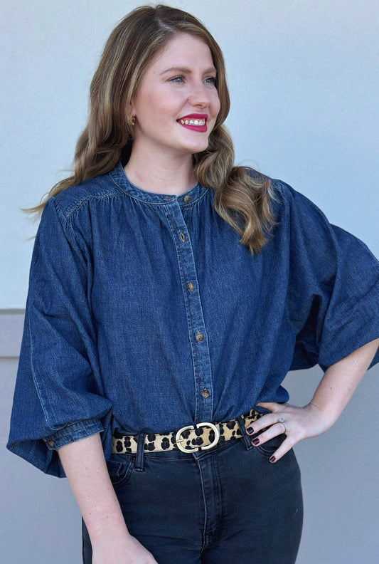 DENIM EESOME TOP